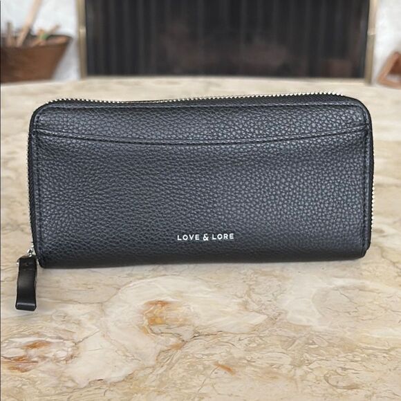 Love & Lore Eden Continental Wallet Black - Picture 1 of 13